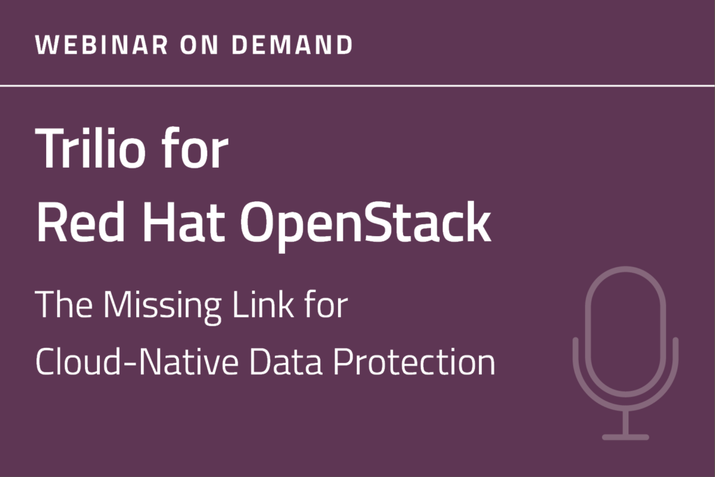 Trilio for Red Hat OpenStack